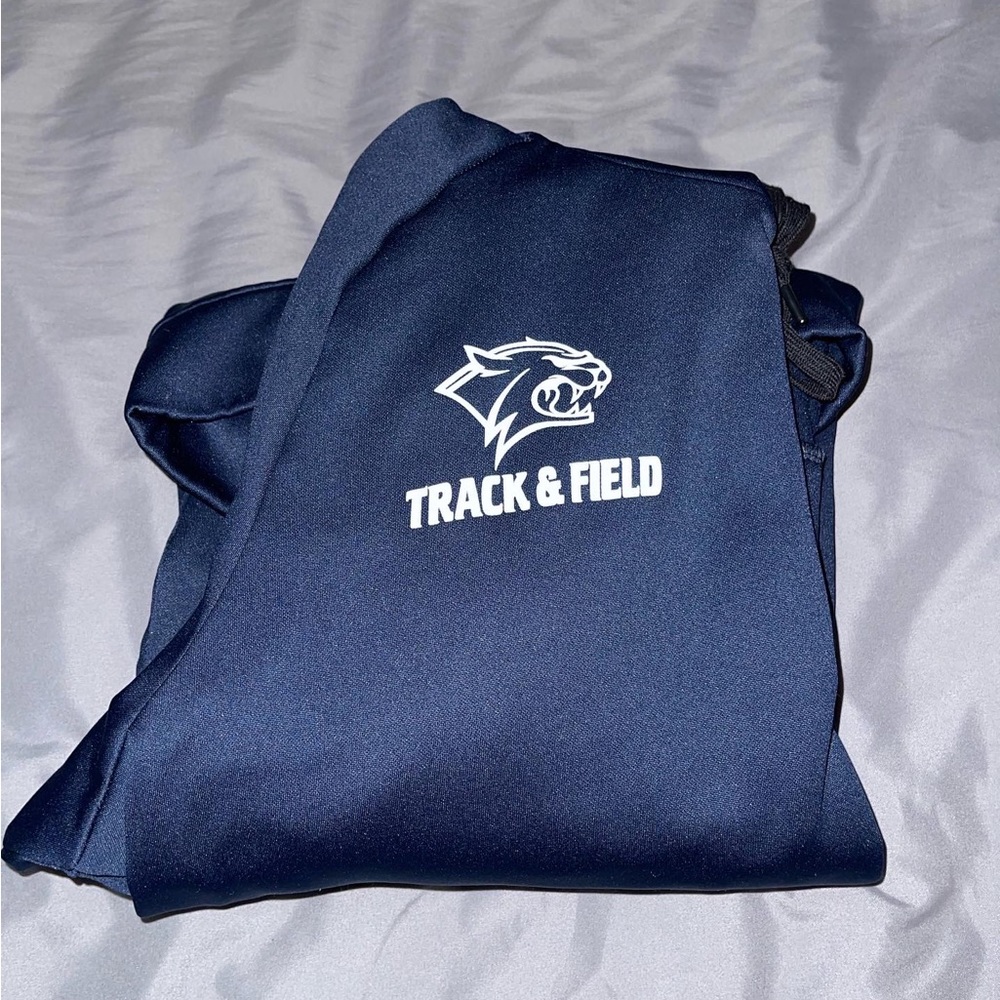 Navy Blue UNH Track & Field Hoodie